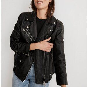 Madewell Black Leather Jacket